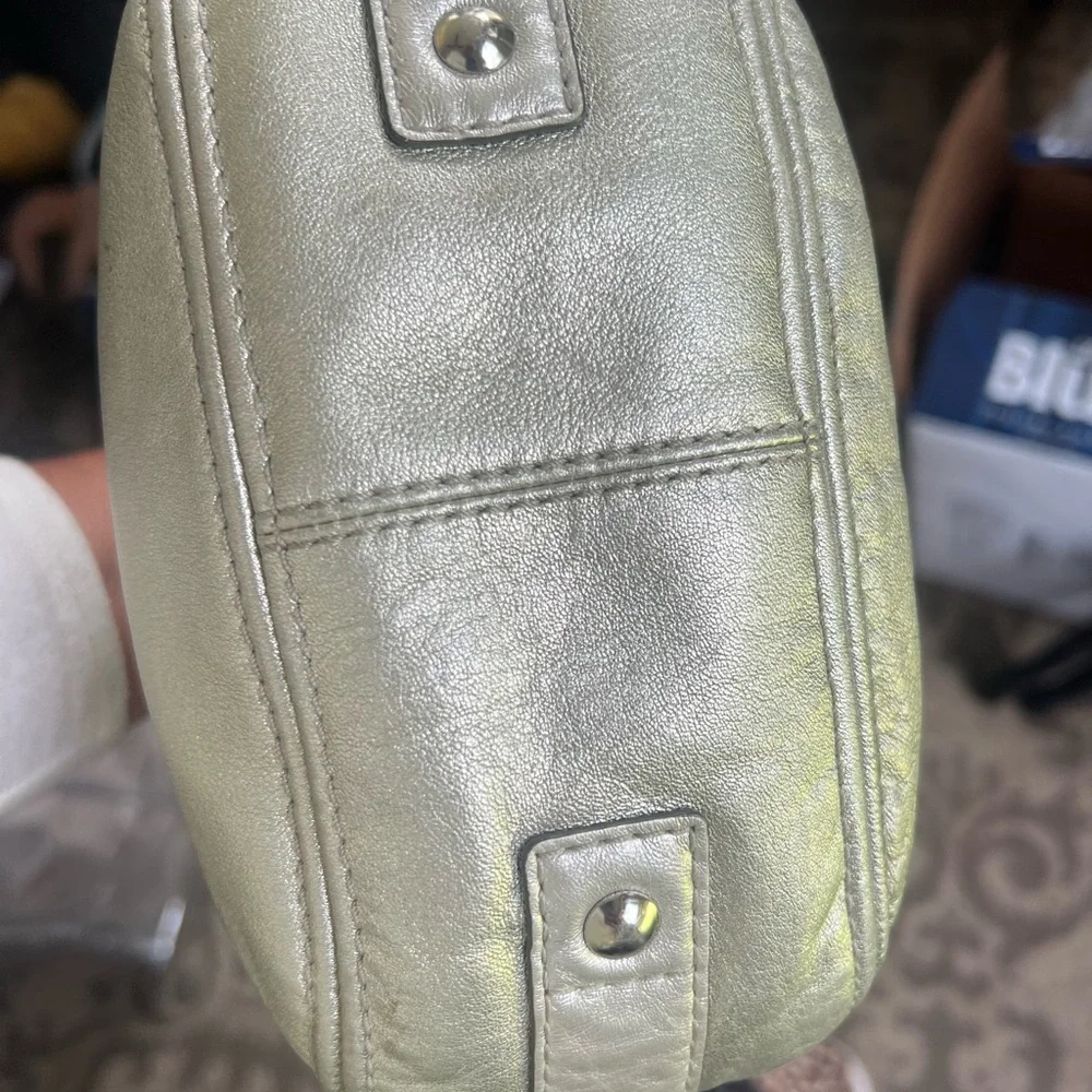 Vintage Coach Zoe Mini Leather Shoulder Bag